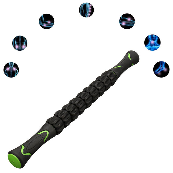 Portable Manual Massager Massage Stick Trigger Point Travel Body Muscle Roller Sport Gym