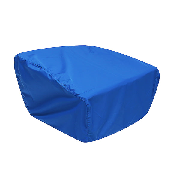 Boat Seat Cover Elastic Rope Drawstring Furniture Dust Outdoor Yacht Waterproof Protection Blue