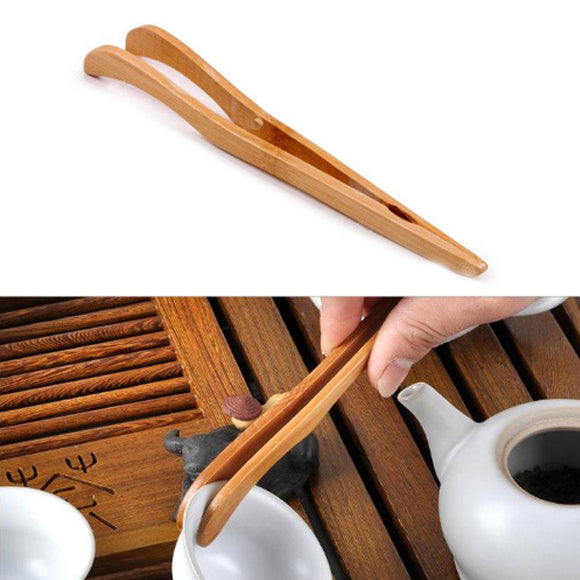 Bamboo Tea Tweezer Clamp Kungfu Tea Acessaries