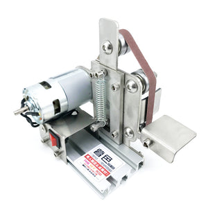 110V-220V 300W DIY Micro Bench Sander Belt Machine Electric Mini Polishing Sanding Machine