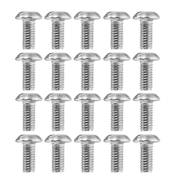 40 PCS M3x6 and M3x3 M3 Hex Socket Cap Round Head Stainless Screws for RC Drone