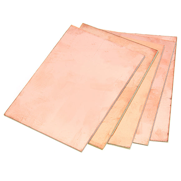 5Pcs 7x10CM Single Side Circuit Board Copper Clad Plate Laminate Universal PCB Circuit Board Glass Fiber Reinforced Copper