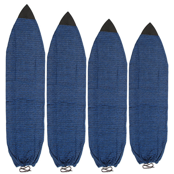 Surfing 6-7ft Surfboard Sock 4 Sizes of Surfboard Cover Knit Stretch terry Soft Quick-Dry Bag