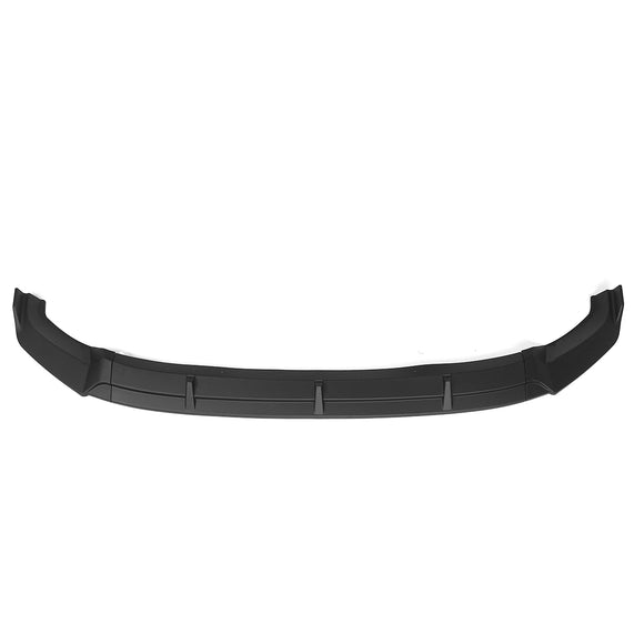 Front Bumper Lip Spoiler Cover  Matte Black Trim 3PCS For VW TIGUAN 2017-2020