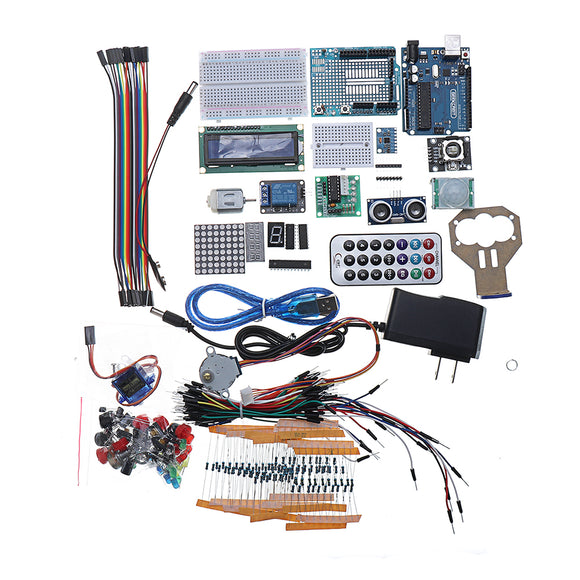 Geekcreit UNO Project The Most Complete Starter Kits For  UNO R3 Mega2560 Nano With Power Supply Stepper Motor Plastic Box
