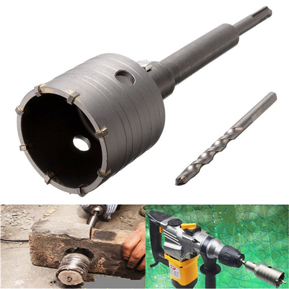 65mm Hole Saw Cutter Drill Bit with SDS Plus Shank for Concrete Cement Stone Wall