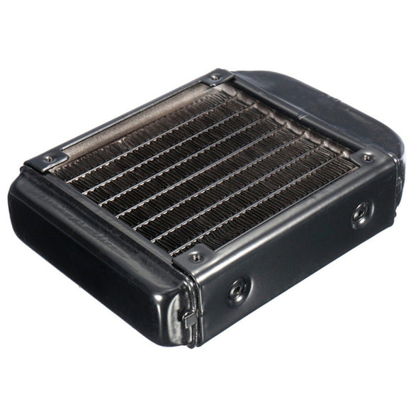 8 Tube 130x100x30mm Computer Radiator Water Cooling Cooler For CPU Heat Sink Aluminum