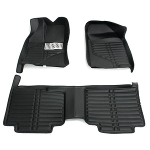 Car Floor Mats Front Rear Liner Mat Cover Left Rudder TPE XPE Leather for Ford Edge 2007-2013