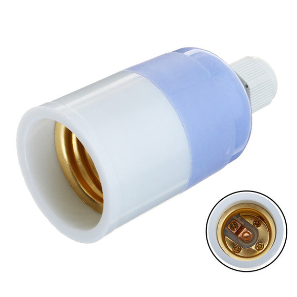 E27 Waterproof Fireproof Plastic Light Socket Lamp Holder Bulb Adapter Base