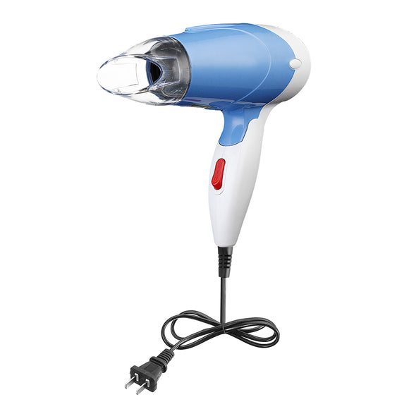 AC220V 1000W Folding Mini Hair Dryer Foldable Portable Convenient 2 Speed Soft Wind & Strong Wind