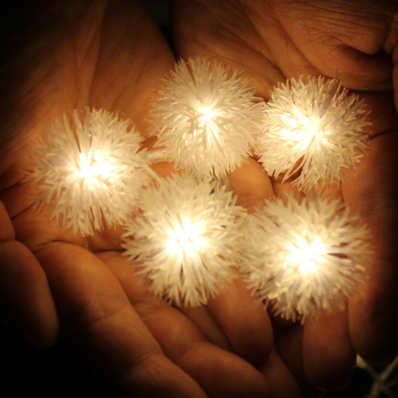 KCASA 2.2M 20 LED Dandelion String Lights LED Fairy Lights for Festival Christmas Halloween
