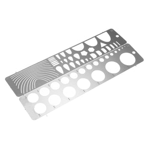 PE Photo Etched Tool Scribing Panel Rivet Model Template Engrave Forming Block