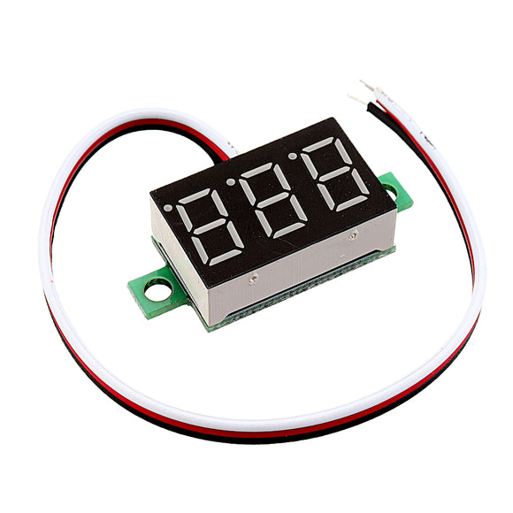 3pcs 0.36 Inch DC0V-32V Red LED Digital Display Voltage Meter Voltmeter Reverse Connection Protection