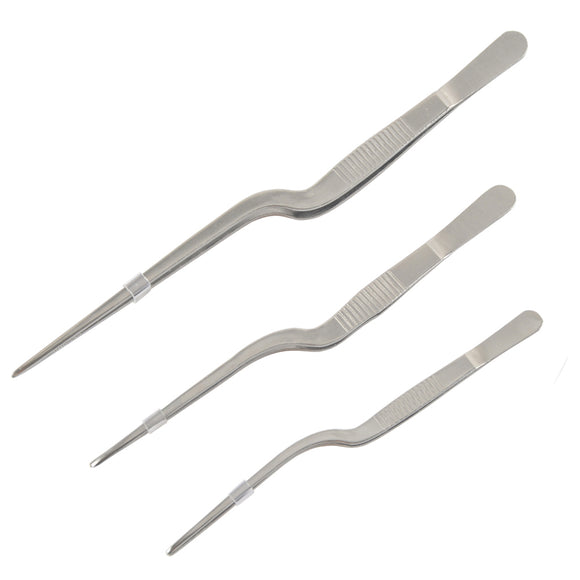 Stainless Steel Medical Dental Precision Bending Forceps Tweezer 14cm 16cm 20cm