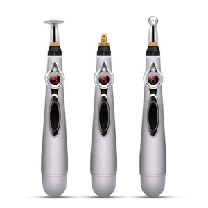 Zen Pen Acupuncture Massage Therapy Stick With 3 Head Tips Manual Massager Meridian Energy Heal Massager Pain Relief Cosy Full Body Therapy Instrument