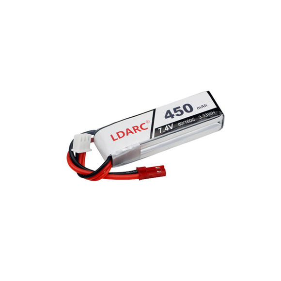 KINGKONG/LDARC FLY EGG V2 100 RC FPV Racing Drone Spare Part 7.4V 450mAh 80C Lipo Battery