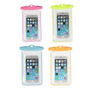 Universal Waterproof Fluorescent Under Water Pouch Case Cover For Mobile Phones