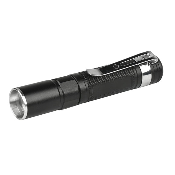 Elfeland Waterproof Zoomable Torch Lamp Pocket Light Mini LED Flashlight AAA