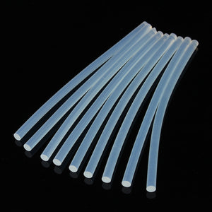 50pcs 7mm x 200mm EVA Clear Hot Melt Glue Sticks Adhesive Sticks