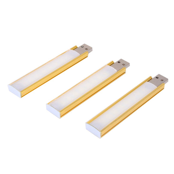 Portable Mini 2.5W USB 8 LED Touch Dimmable Night Light Strip for Power Bank Computer Laptop