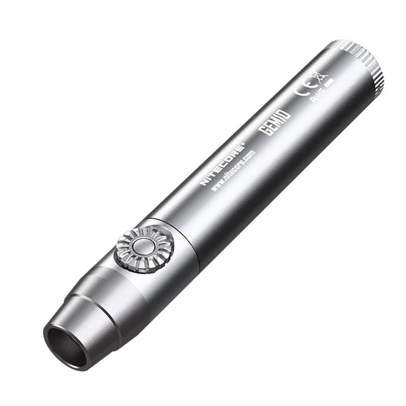 Nitecore GEM10 XP-L HI V3 800LM EDC Flashlight + Gemstone Identification Flashlight Detection Pen