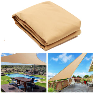 Outdoor Sun Shade Sails Canopy Patio Garden Awning Shelter UV Proof With Rope PE Cloth