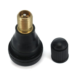 5Pcs Universal TR412 Snap-in Car Tubeless Tyre Valve Stems Rubber Copper Vacuum Tire Air Valve for Auto Motorcycle