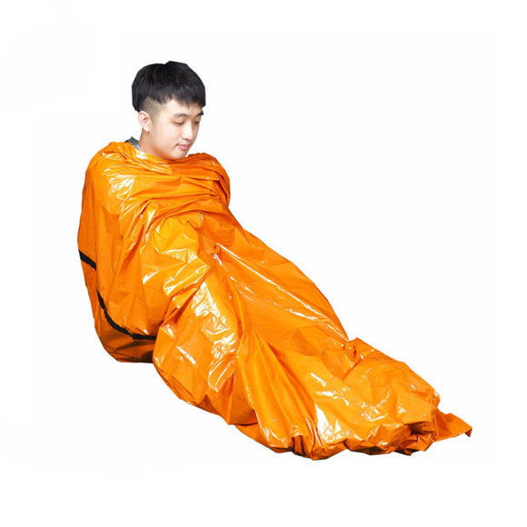 IPRee 203x90cm Thermal Survival Blanket Outdoor Emergency Sleeping Pad Waterproof First Aid Mat
