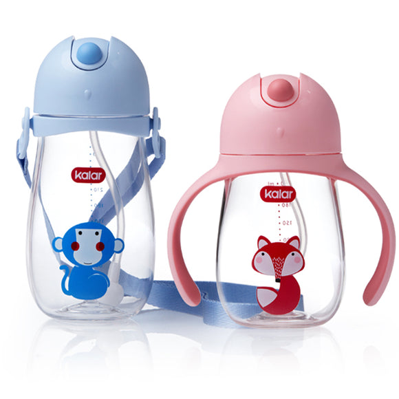 Xiaomi Kalar 210/300ml Portable Children Feeding Cup Baby Kids Drinking Water Bottle BPA Free