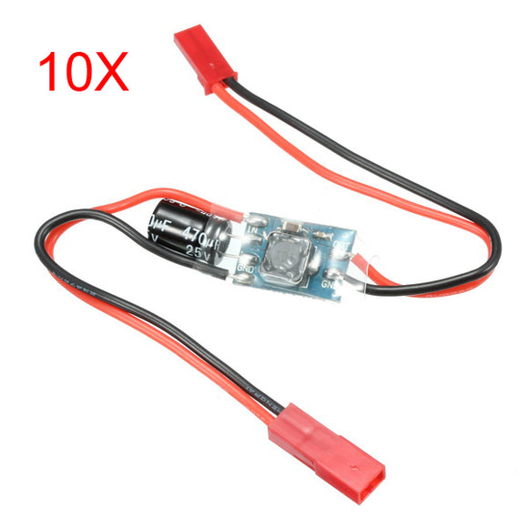 10Pcs 3.3V-25V DC-DC LC Filter Power Supply Filter Module For FPV To Eliminate Video Ripple Interfer