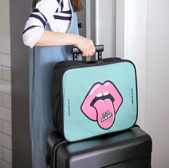 Large Capacity Travel Bag Waterproof Cosmetic Storage Bag Toiletries Organizer Fashion Luggage