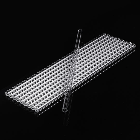 10Pcs 300mm OD 10mm 2.2mm Thick Wall Borosilicate Glass Blowing Tube Lab Tubing