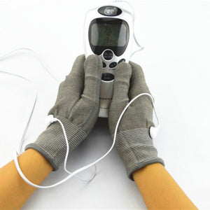 A Pair Of Electrode Gloves For Acupuncture Digital Therapy