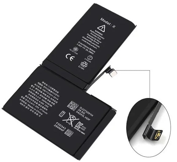 Replacement Battery for iPhone X,  2716mAh