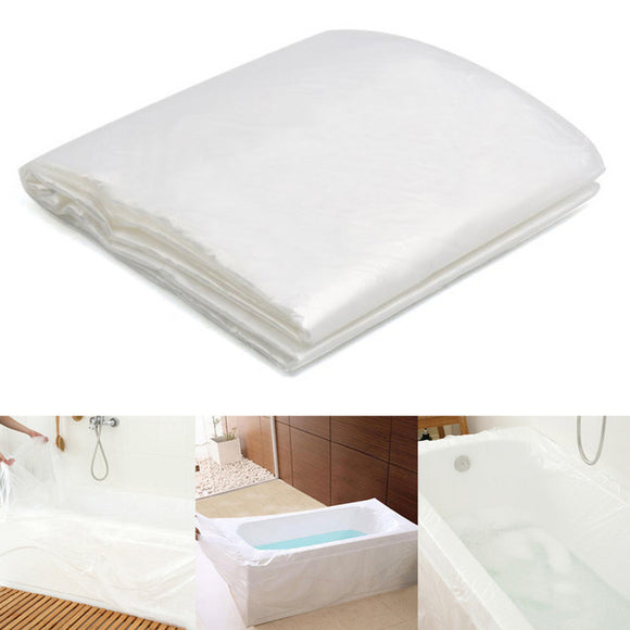 IPRee 10Pcs Disposable Bathtub Lining Cover Travel Portable Hotel Bath Tubs Bag