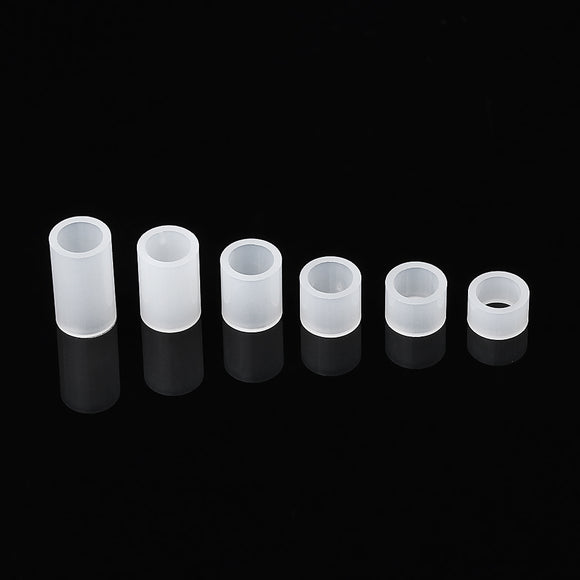 100Pcs M5 White Nylon ABS Non-Threaded Spacer Round Hollow Standoff For Computer PC Board Screw Bolt