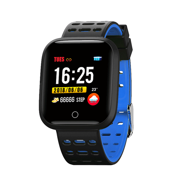 XANES Y18 1.33'' IPS Color Touch Screen Waterproof Smart Watch Heart Rate Monitor Fitness Smart Bracelet