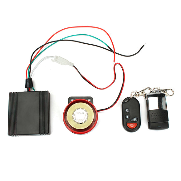 12V Motorcycle Motor Bike Scooter Anti Theft Security Remote Alarm