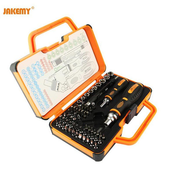 JAKEMY JM-6112 69 in 1 Portable Screwdriver Telecommunications Hardware Hand-tools Set