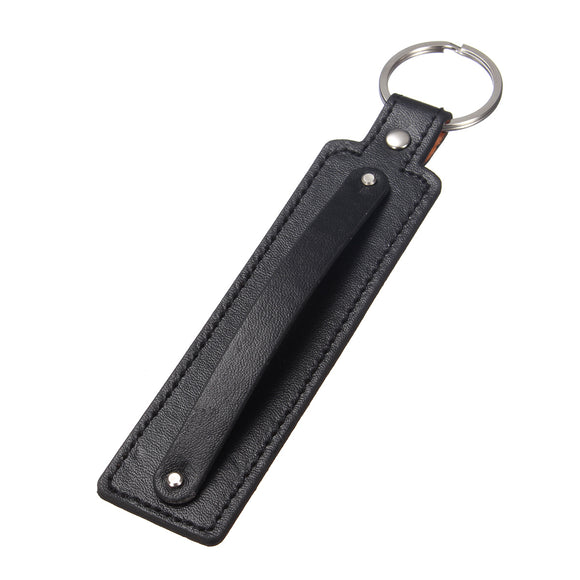 Multi Colors PU Leather DIY Car Key Chain