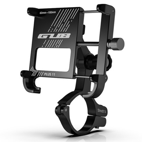 GUB PLUS 11 3.5-6.8 Inch Smartphone Mobile Phone Holder 360 Rotation Adjustable Aluminum For Motorcycle Bicycle