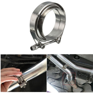 3.5 Inch V-Band Clamp with Flanges Turbo Exhaust Intercooler Down Pipe Stainless 89mm