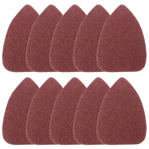 10pcs 100mm Triangle Sandpaper Sanding Discs Abrasive Sheets Mouse Sander Pads