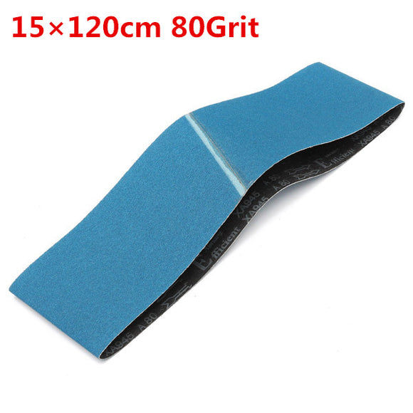 15cm x 120cm 80 Grit Premium Zirconia Sanding Belt Sandpaper Abrasive Strip