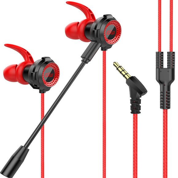 Bakeey G11 3.5mm In-Ear Wired Control Earphone Noise Reduction Gaming Headset for PC Phones with Mic