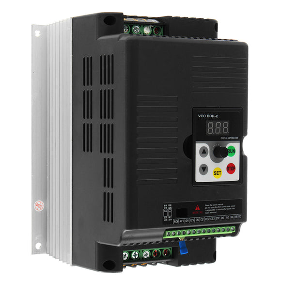 4.0KW 220V Variable Frequency Inverter Single To 3 Phase Output Motor Speed Drive