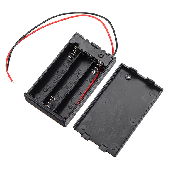 3 Slots AAA Battery Box Battery Holder Board with Switch for 3 x AAA Batteries DIY kit Case