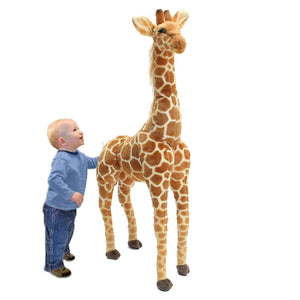 96CM Big Plush Giraffe Toy Doll Giant Large Stuffed Animals Soft Doll kids Gifts
