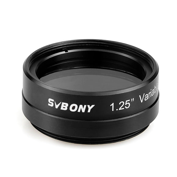 SVBONY 1.25 Variable Polarizing Filter for Astronomic Telescope Eyepiece -Black