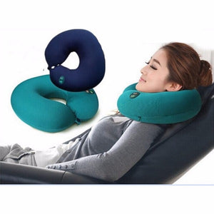 Honana WX-482 USB & Battery Powered Multi-function Electric Massage U-pillow Cervical Massage Pillow